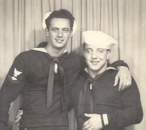 Eddie Ladd with his bestie, Fred DiBiase