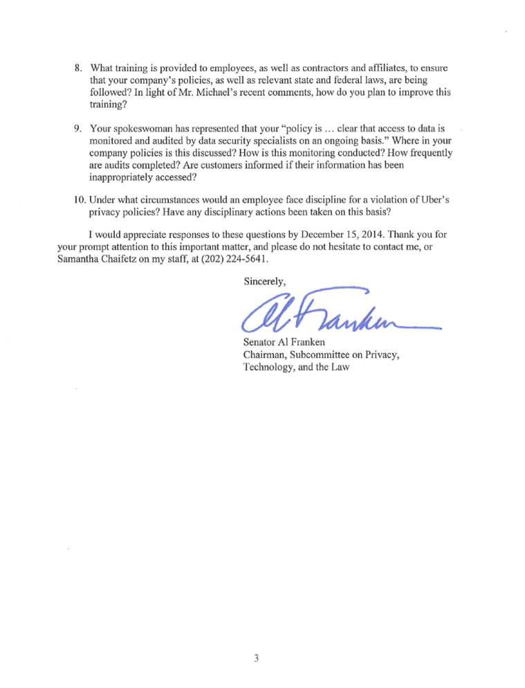 Franken Letter to Uber - Page 3