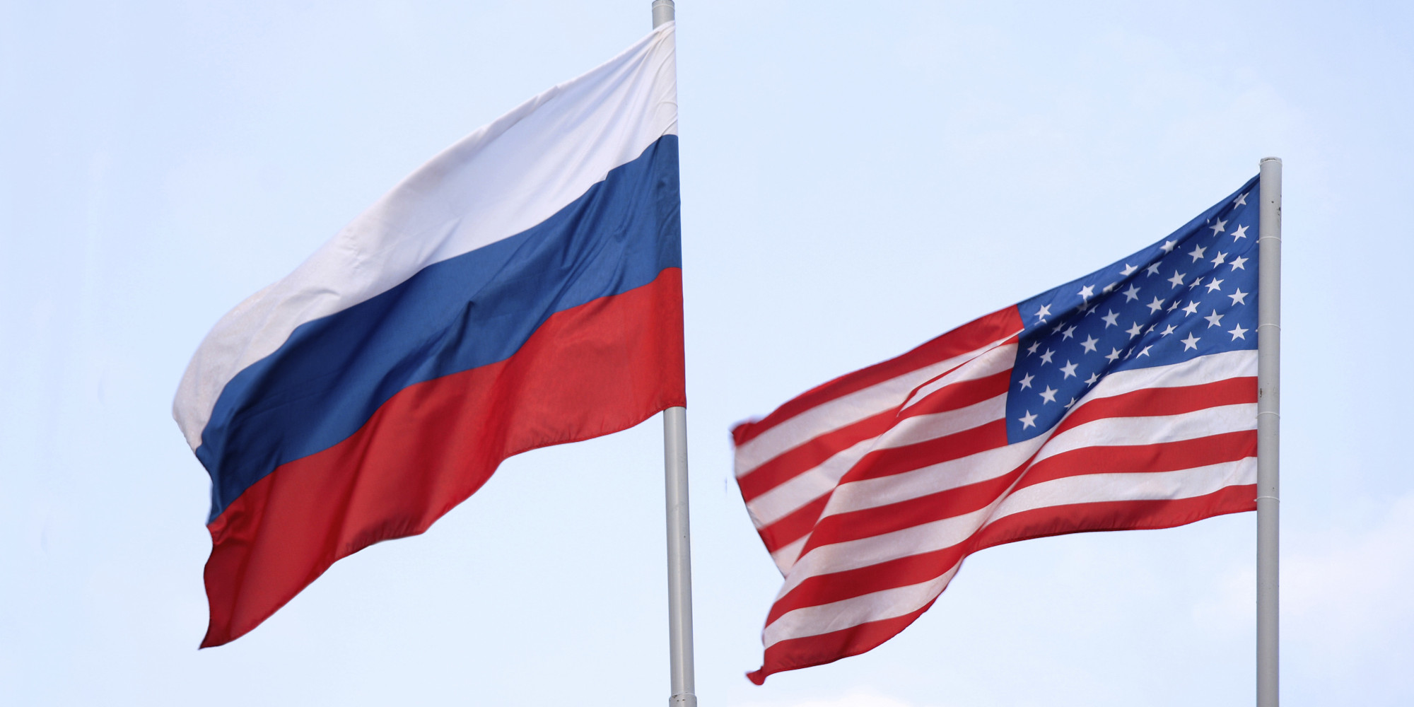Russia-US Flags
